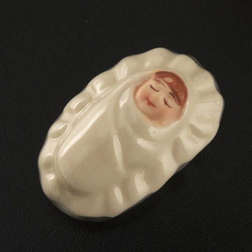 Natividad cerámica perlada 10 cm. 3