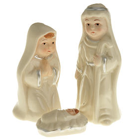 Natività ceramica perlata 10 cm