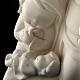 Natividade cerâmica branca estilizada 18 cm s5