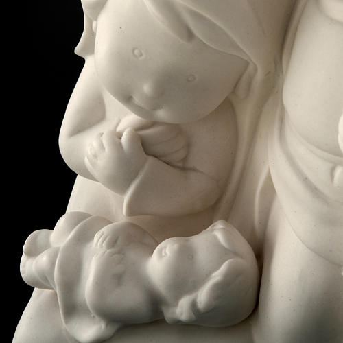 Stylized Nativity, white ceramic 5