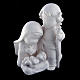 Stylized Nativity, white ceramic s2