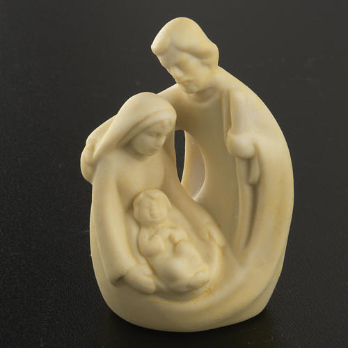 Natividad cerámica blanca 6 cm. simple 2