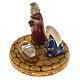 Presepe russo legno abete base tonda s2