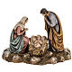 Nativity on base by Landi, 11 cm s1