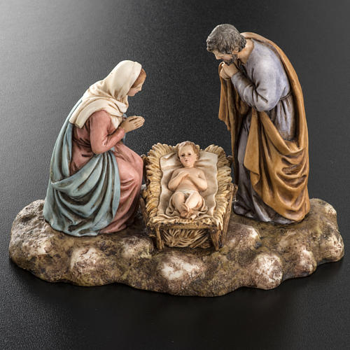 Nativity on base by Landi, 11 cm 5