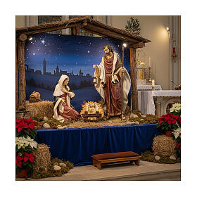 Natività 180 cm resina Fontanini
