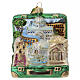 Rome Wonders Suitcase Christmas tree decoration in blown glass s1