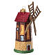 Blown glass windmill Christmas tree decoration s3