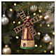 Moulin à vent en verre soufflé pour sapin de Noël s2
