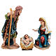 Nativity scene in resin with gold finish, 12 figurines, 52cm s3