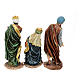 Nativity scene in resin with gold finish, 12 figurines, 52cm s5