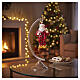 Santa Claus in Pajamas blown-glass Christmas ornament s4