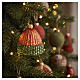Cappellino da neve addobbo Natale in vetro soffiato s2