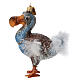 Legendary Dodo blown glass Christmas ornament s1