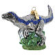 Velociraptor Blue Streak enfeite em vidro soprado para árvore de Natal s3