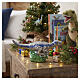 Blown glass Christmas ornament, Velociraptor Blue Streak s4