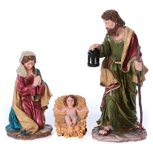 Nativity scene in resin model "Color", 10 figurines, 50cm 2