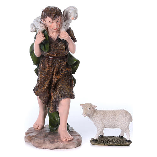 Nativity scene in resin model "Color", 10 figurines, 50cm 4