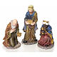 Nativity scene in resin model "soft Color", 10 figurines, 50cm s3