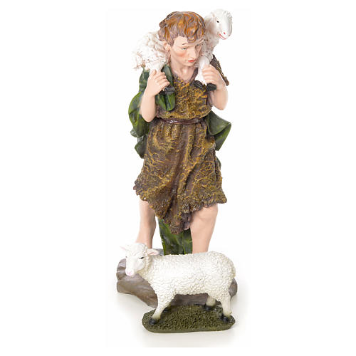 Presepe completo 50 cm resina 10 pz mod. soft color 4