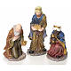 Presepe completo 50 cm resina 10 pz mod. soft color s3