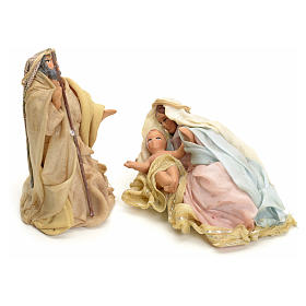 Nativity, lying figurines 8cm, Neapolitan nativity.