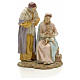 STOCK Natività su base resina dipinta 16 cm s1