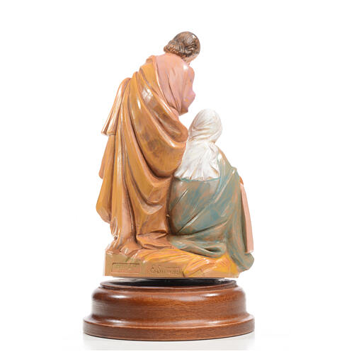 Sainte Famille crèche 24 cm avec carillon Fontanini 4