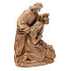 Holy Family group statue in Valgardena wood, patinated finish s3
