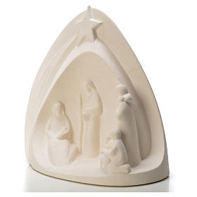 Star Nativity figurine in Refractory clay 20cm