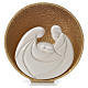 Gold Pearl Nativity figurine in Refractory clay 14.5cm s1