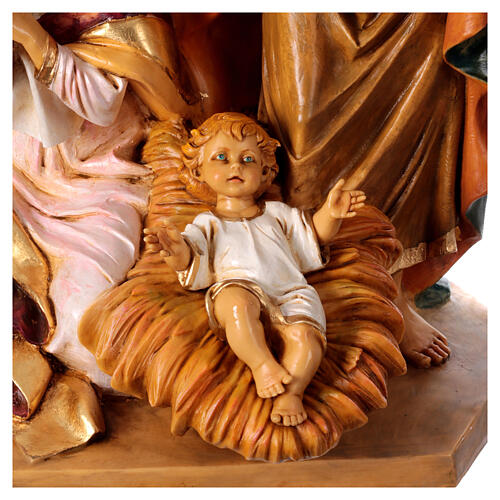 Blockkrippe, Heilige Familie auf Basis, von Fontanini, für 65 cm Krippe 7