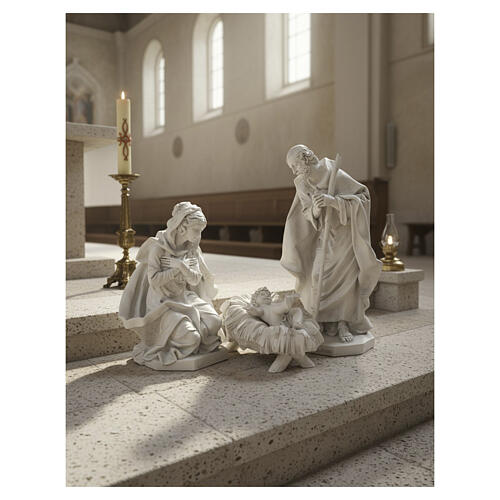 Nativité 125 cm résine Fontanini fin. Carrare 2