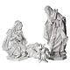 Nativité 125 cm résine Fontanini fin. Carrare s1