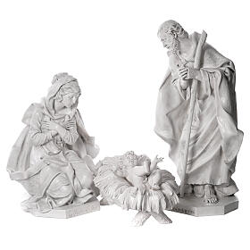Natividade altura máx. 125 cm resina Fontanini acab. Carrara