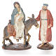 Joseph und Maria schwanger auf Esel Harz 26 cm s1