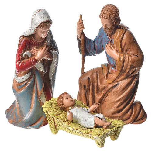 Heilige Familie, Set, 6-teilig, Krippenfiguren, für 8 cm Krippe, Moranduzzo 2