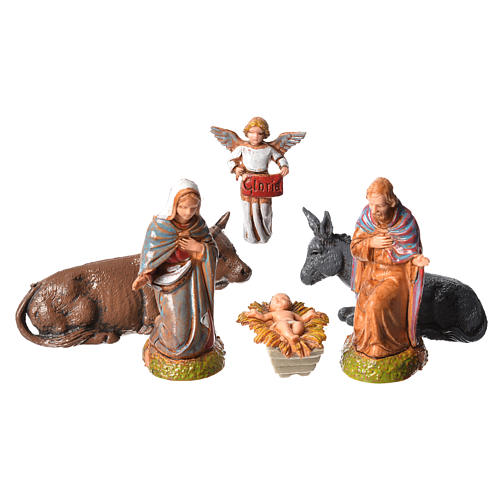 Nativity Scene figurines by Moranduzzo 6cm, 6 pieces 1