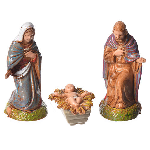 Nativity Scene figurines by Moranduzzo 6cm, 3 pieces 1