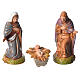 Nativity Scene figurines by Moranduzzo 6cm, 3 pieces s1