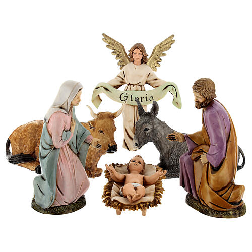 huella dactilar hostilidad enero Nacimiento 12 cm 6 figuras Moranduzzo | venta online en HOLYART