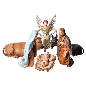 Moranduzzo nativity scene 12cm, 6 pieces