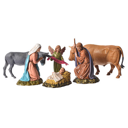 Natividad 11 cm belén Moranduzzo 6 figuras 1