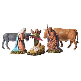 Moranduzzo nativity scene 11cm, 6 pieces