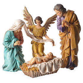 Moranduzzo nativity scene 13cm, 6 pieces