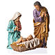 Nativity scene with 3 figurines, 13cm Moranduzzo s1
