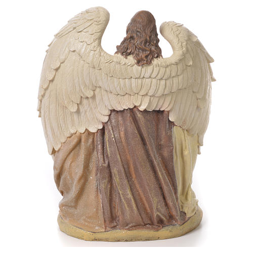 Holy Family with Angel in resin, 31cm Multigold 3