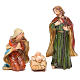 Nativity figurine in resin 15cm, multicoloured s1