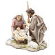 Sacra Famiglia 20 cm resina dipinta s2