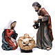 Nativity in resin with 3 figurines measuring 50cm s1